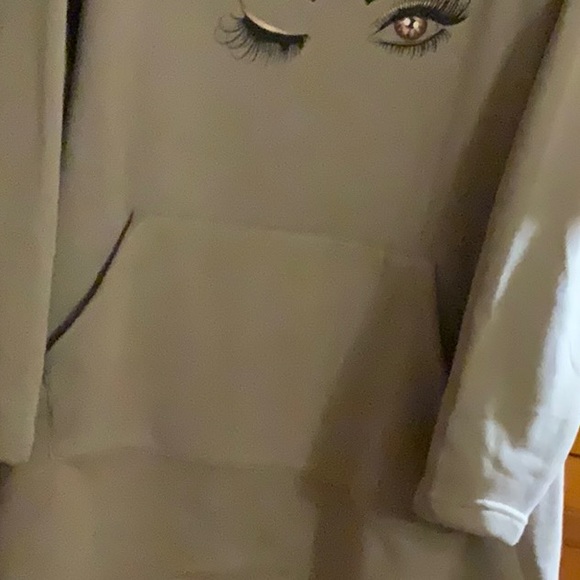 Turtleneck Grey Casual Dress - Picture 4 of 12